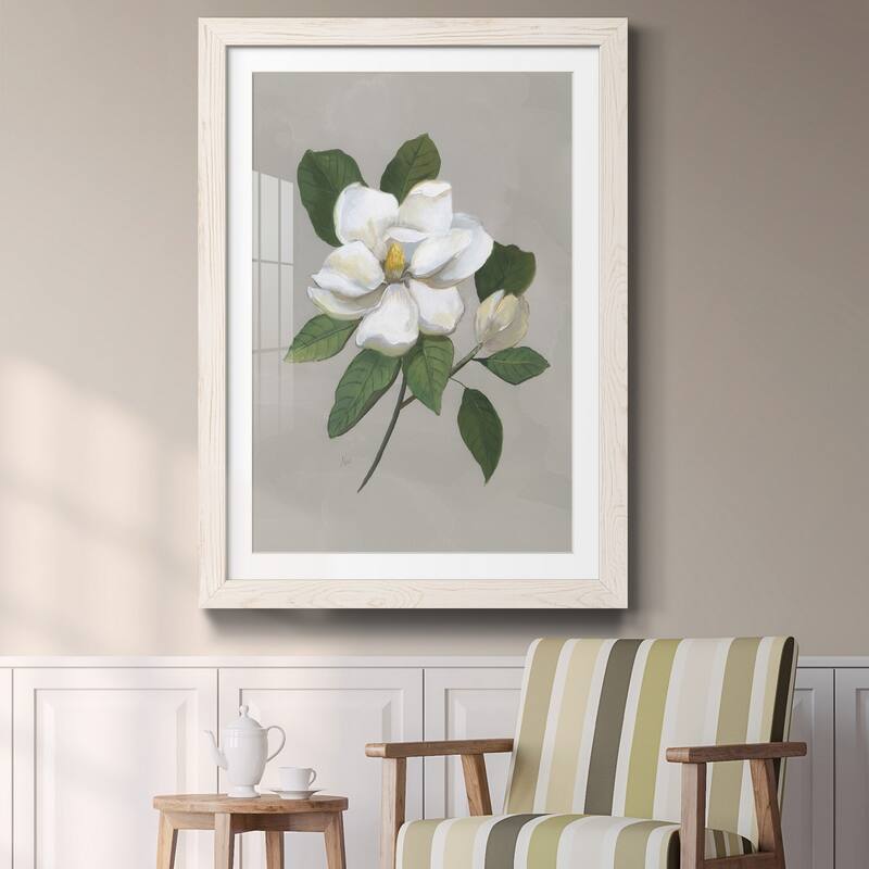 Botanical Magnolia-Premium Framed Print - Ready to Hang