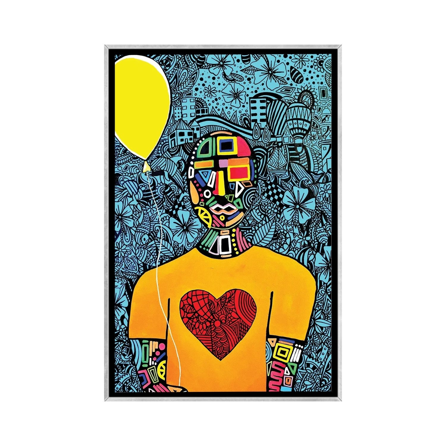 iCanvas "Lost Love In The City" by Aaron Allen Framed