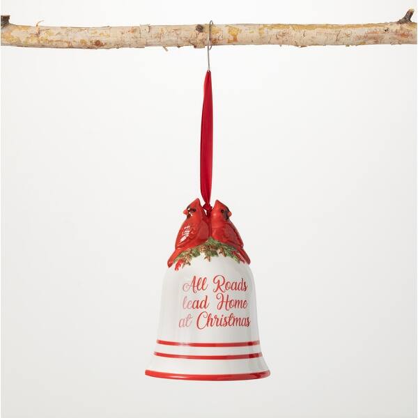Cardinal-Topped Bell Ornament - On Sale - Bed Bath & Beyond - 36134839