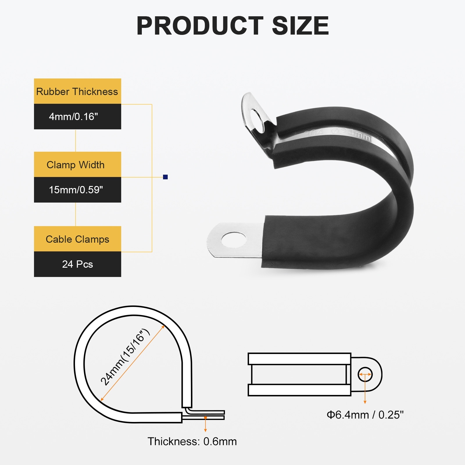 Screw Shelf Support Pegs with Anti-Slip White Sleeve - Black