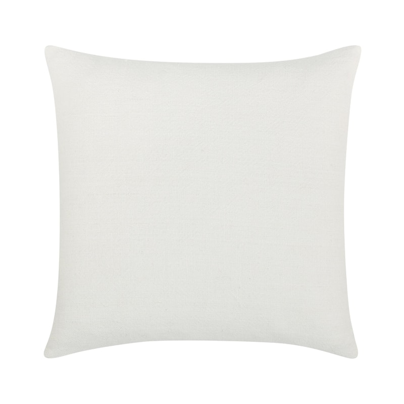Villa by Classic Home Marina 26" Beige Linen Blend Throw Pillow