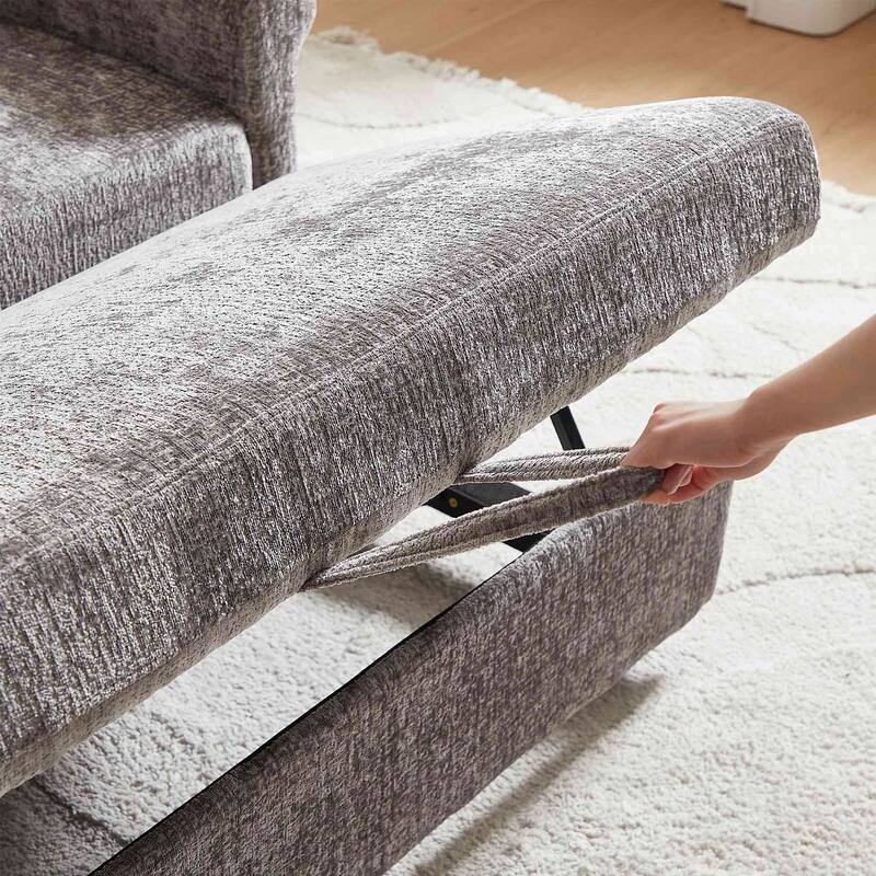 58.27 "cushioned sofa bed with adjustable backrest