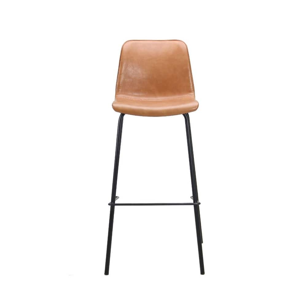 (Set of 2) Erwin Faux Leather Bar & Counter Stool (2 Color Options)