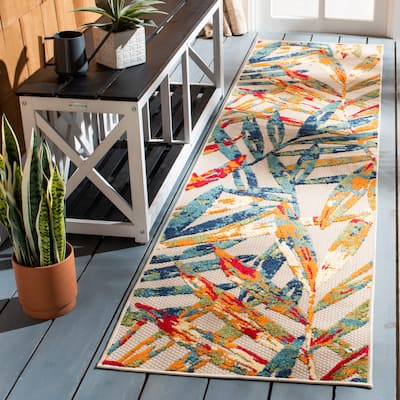 SAFAVIEH Cabana Sebahate Indoor/ Outdoor Waterproof Patio Tropical Rug