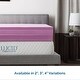 preview thumbnail 2 of 13, Lucid Comfort Collection Lavender and Aloe Memory Foam Mattress Topper
