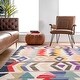 preview thumbnail 21 of 30, nuLOOM Boho Multicolor Wool Handmade Tribal Arrowheads Area Rug