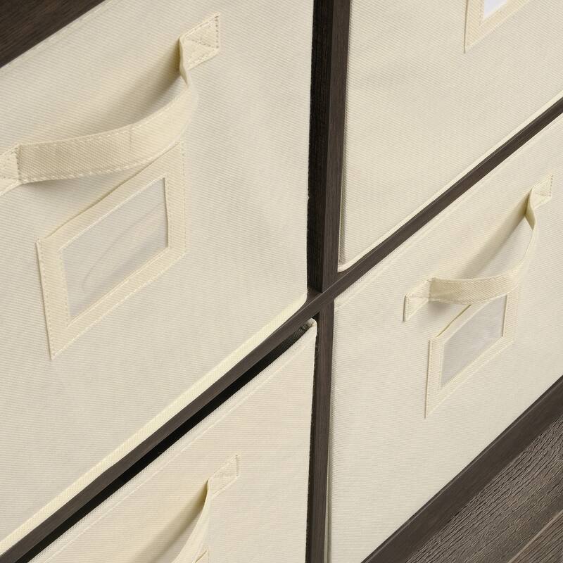 Wood 4-Cube Organizer, Brown