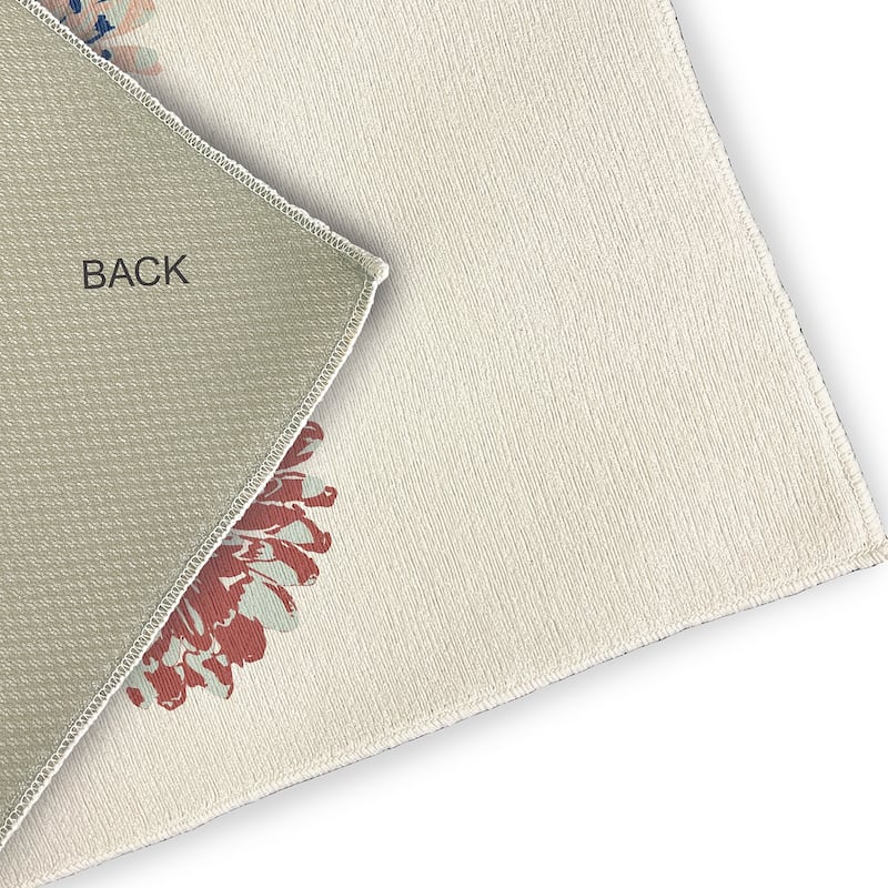 Gypsy Floral Spring Chenille Indoor/Outdoor Rug