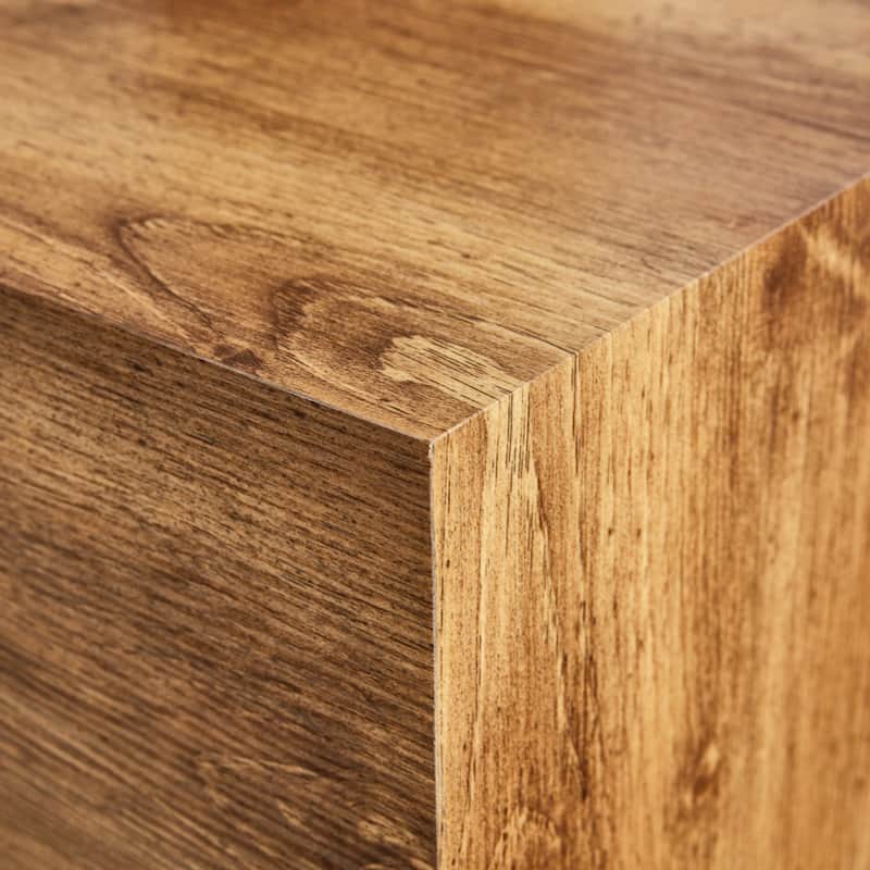 Modern MDF coffee table with wood texture pattern -stylish and durable design