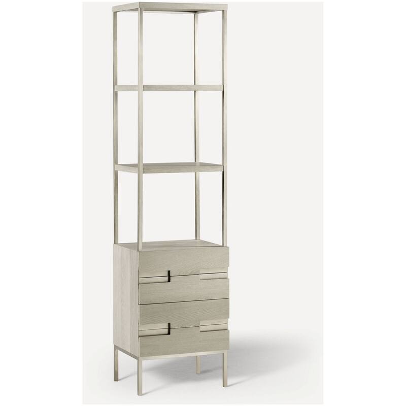 Robern CSSE2080 Sendai 80"" Wood Free Standing Bathroom Linen Tower