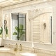preview thumbnail 184 of 192, KIOTEE Modern Metal Frame Wall Mounted Bathroom Vanity Mirror with 5-year warranty 71x36 - White
