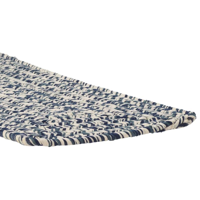 SAFAVIEH Zyta Handmade Braided Stair Treads - Non-Slip Stair Rugs for Hallways & Entryways