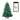 Gymax 6/7/8 FT Pre-lit Artificial Christmas Tree w/ APP Control & 15