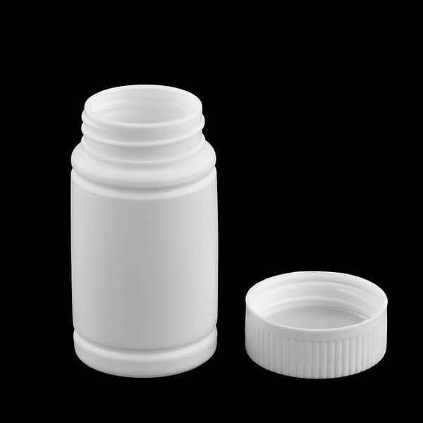 Plastic Pill Medicine Chemical Reagent Vial Holder Storage Bottle 9pcs -  White - Bed Bath & Beyond - 33902333