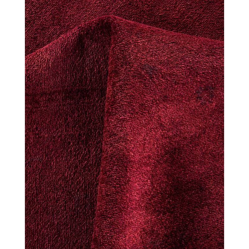 Vibrance, One-of-a-Kind Hand-Knotted Area Rug - Red, 8' 2" x 10' 2" - 8' 2" x 10' 2"