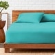 preview thumbnail 8 of 25, Bare Home Deep Pocket Fitted Sheet & Pillowcase Set, Hypoallergenic Split King - Aqua
