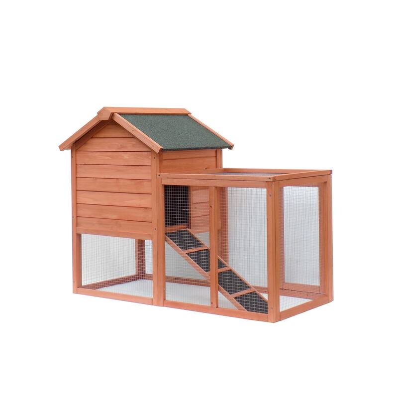 Light Brown Hot sale Easily-assembled Rabbit Wooden House Chicken Coop kennels