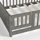preview thumbnail 141 of 159, Wood Floor Bed with Safety Guardrails and Door