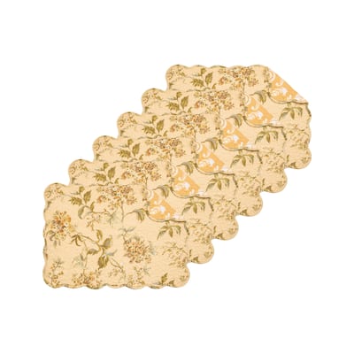 Audrey Quilted Placemat Set 6