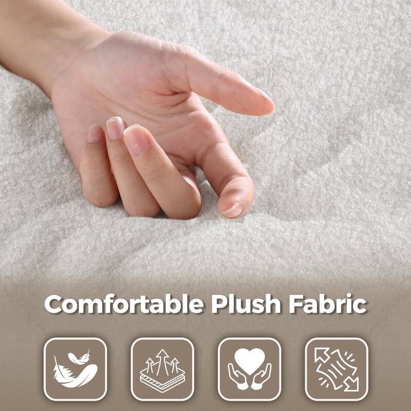 Sponge Single Sofa, 32" Boneless Sofa for Small Spaces Comfy Sofas with Removable Cover