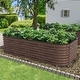 preview thumbnail 9 of 39, VEIKOUS 24''H Galvanized Raised Garden Bed, Durable Outdoor Planter Box with Rust-Resistant Steel