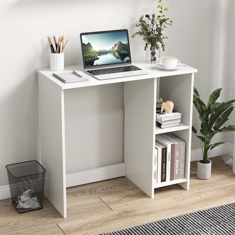 Costway 31.5" Computer Desk for Small Space Simple Style Workstation - See Details