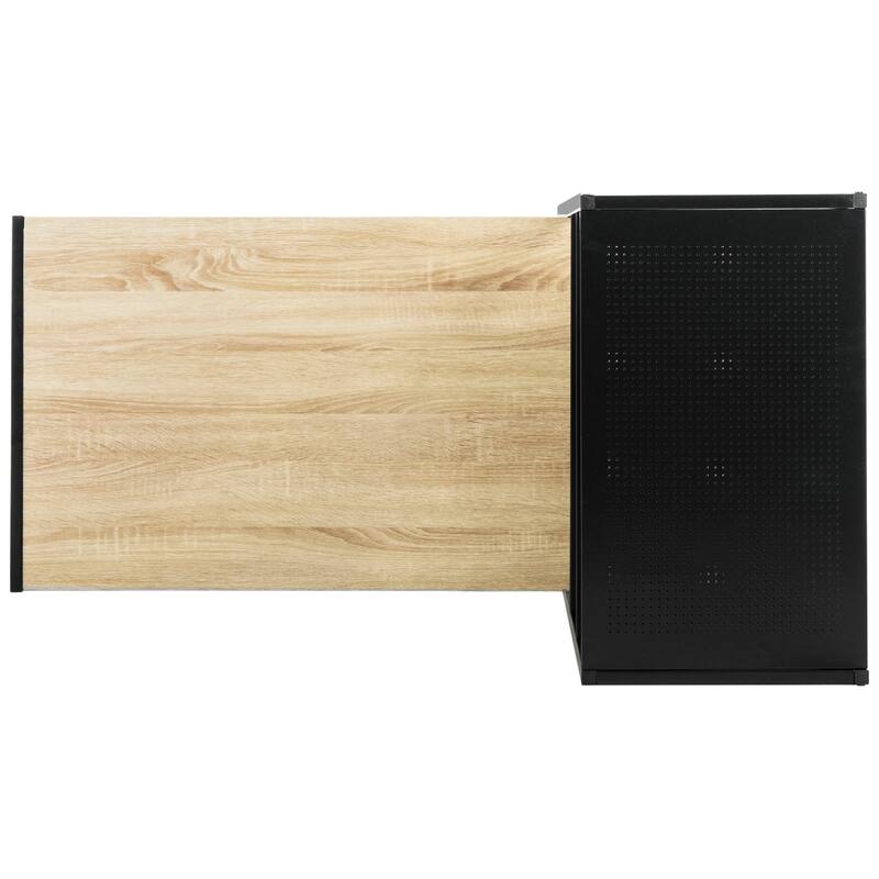 SAFAVIEH Doloris 46"W Black Corner Writing Desk