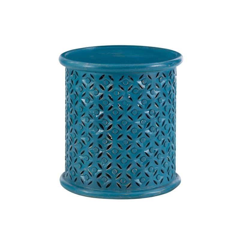 Linon Jennifer Boho Round Side Table
