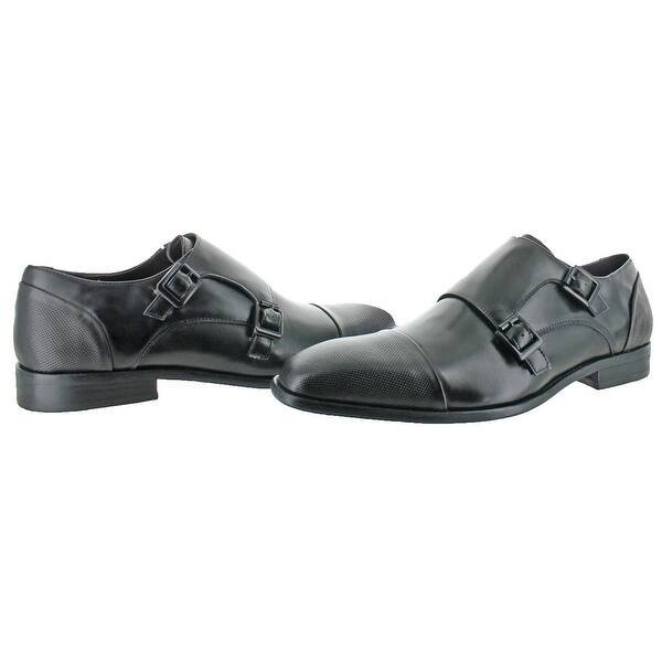 kenneth cole men's mix leather apron toe loafers