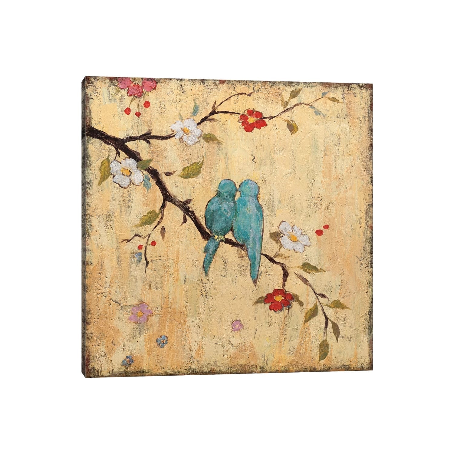 iCanvas "Love Birds II" by Katy Frances Canvas Print