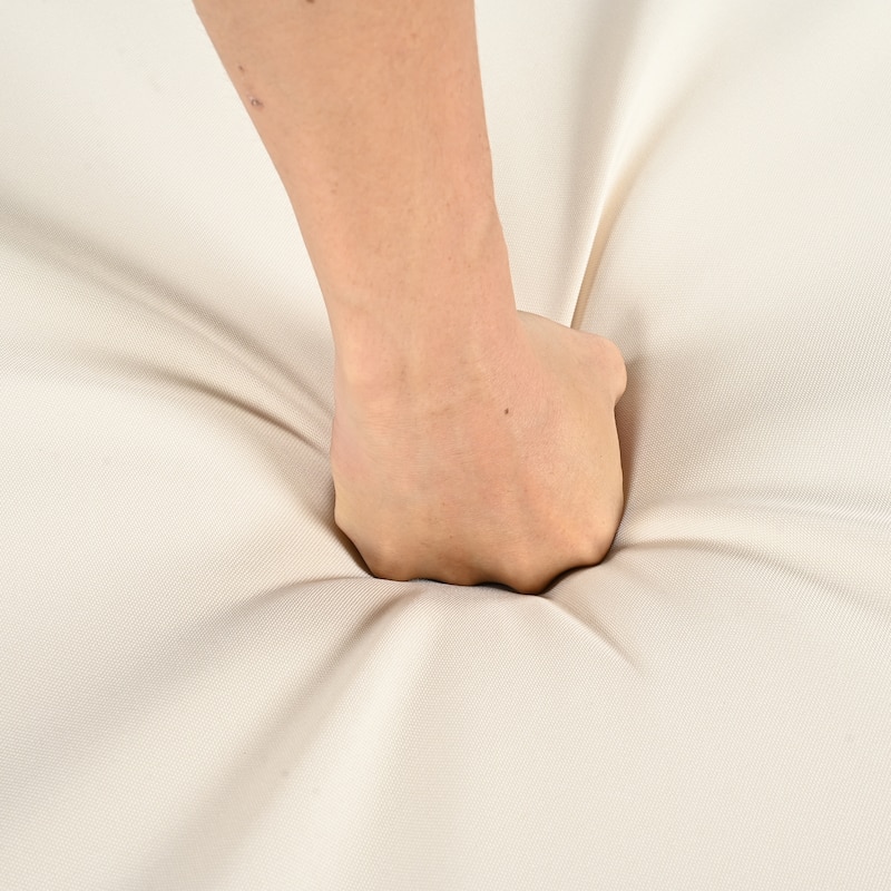 Christopher Knight Home - Classic 76" W Outdoor Solid Wood 3-Seater Sofa with Curved Backrest and Water-Resistant Cushions