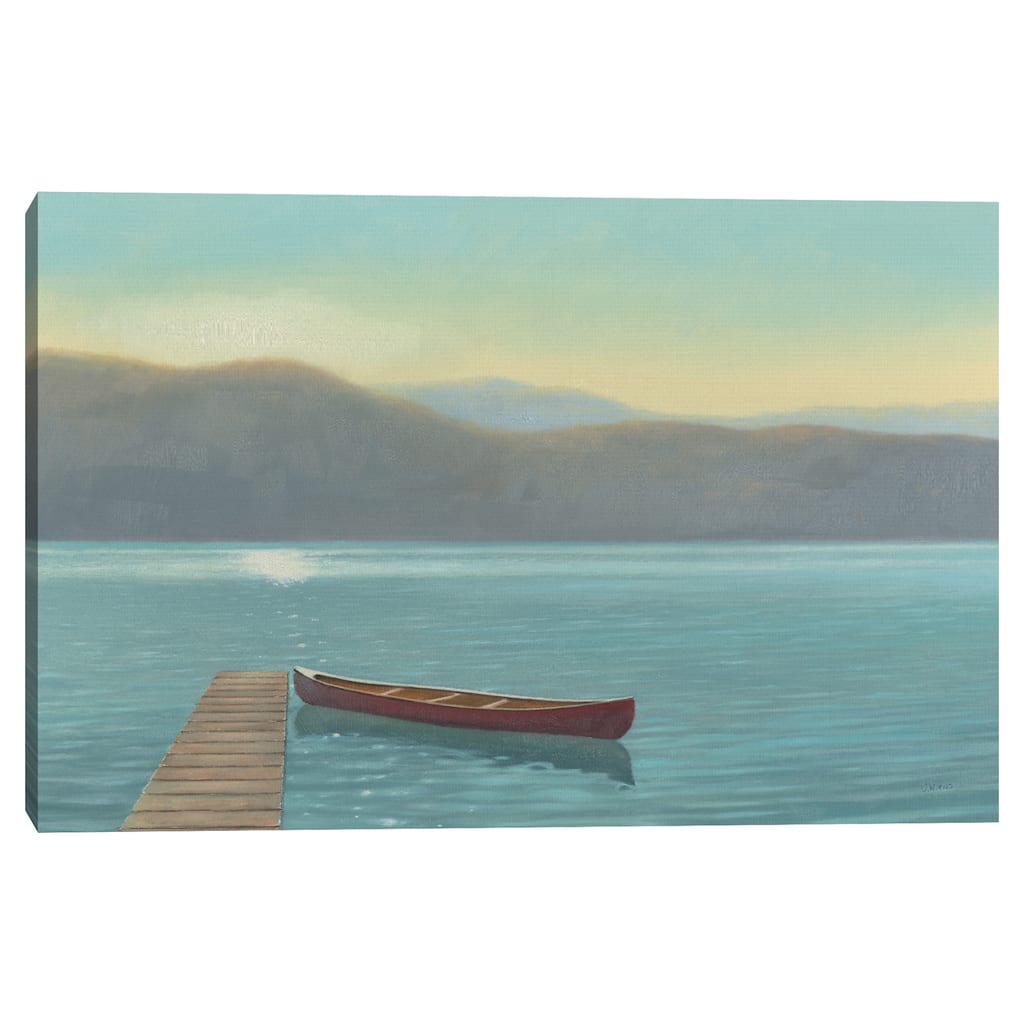 Zen Canoe II by James Wiens Canvas Art Print
