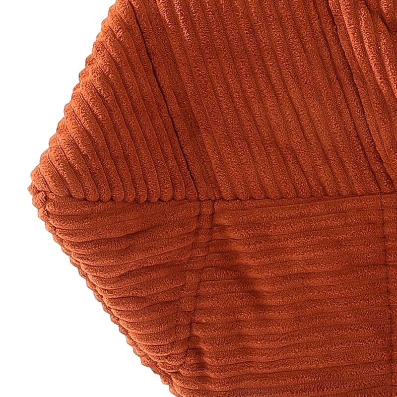 Moasis Cordury Fireside Bean Bag Chairs with Memory Foam for Adults