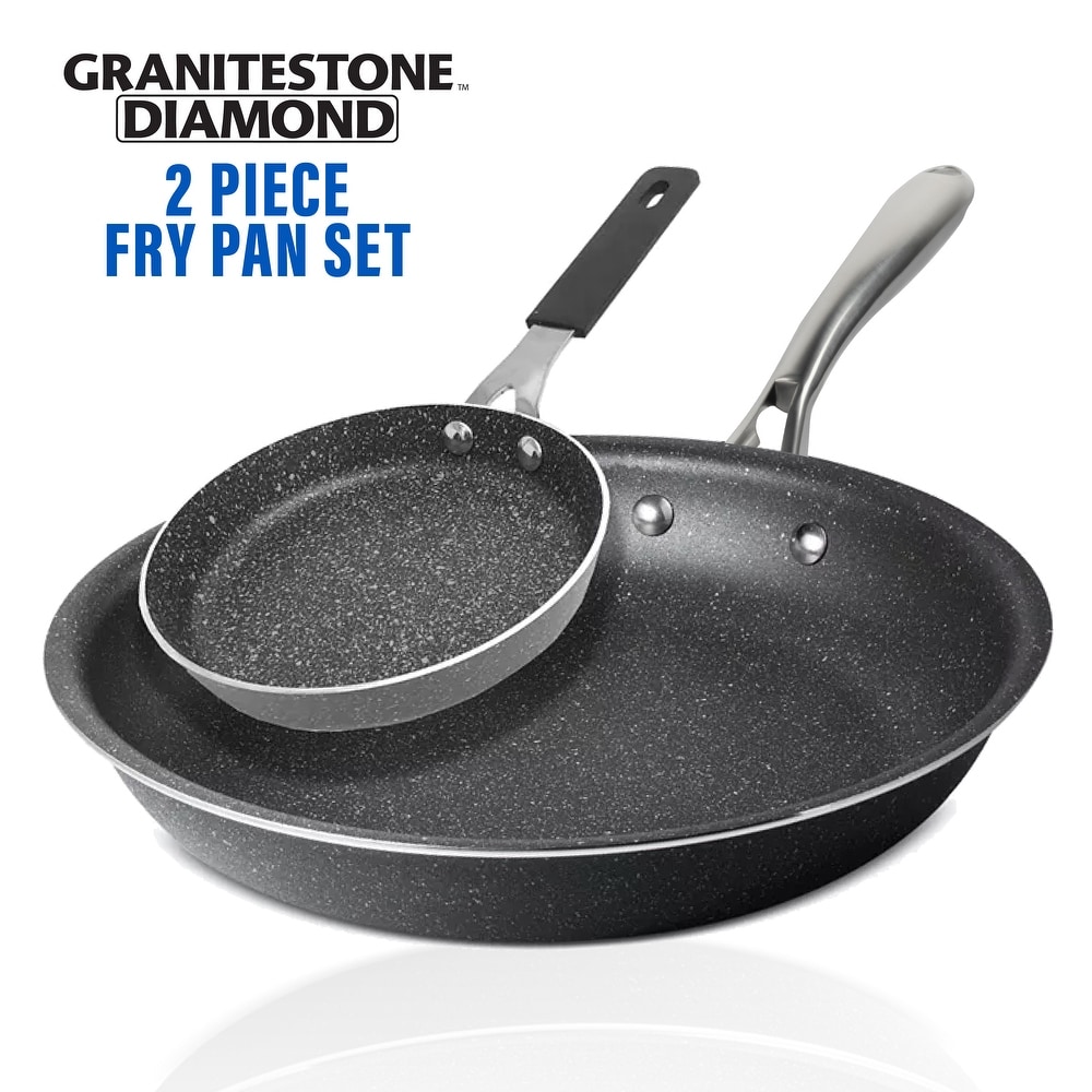 Granitestone Charleston Hammered 15 Piece Nonstick Cookware Set - Bed Bath  & Beyond - 39190842