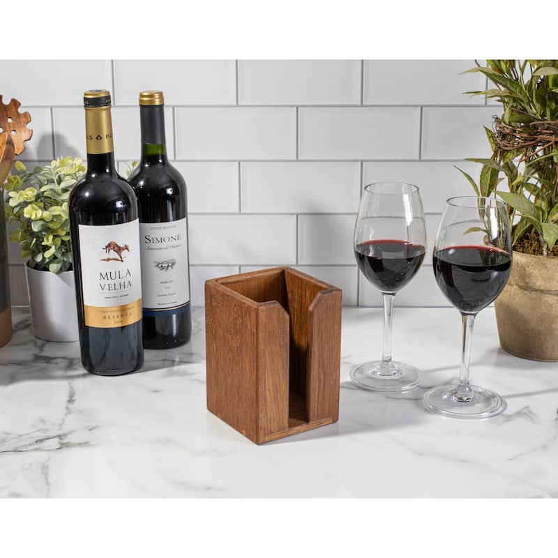 Teak Wine Bottle Storage/Holder