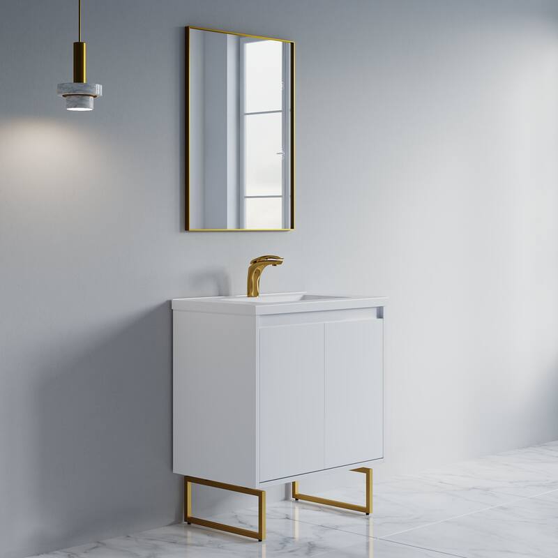 Kennan 30" Single Bathroom Vanity Set with Rectangle Legs