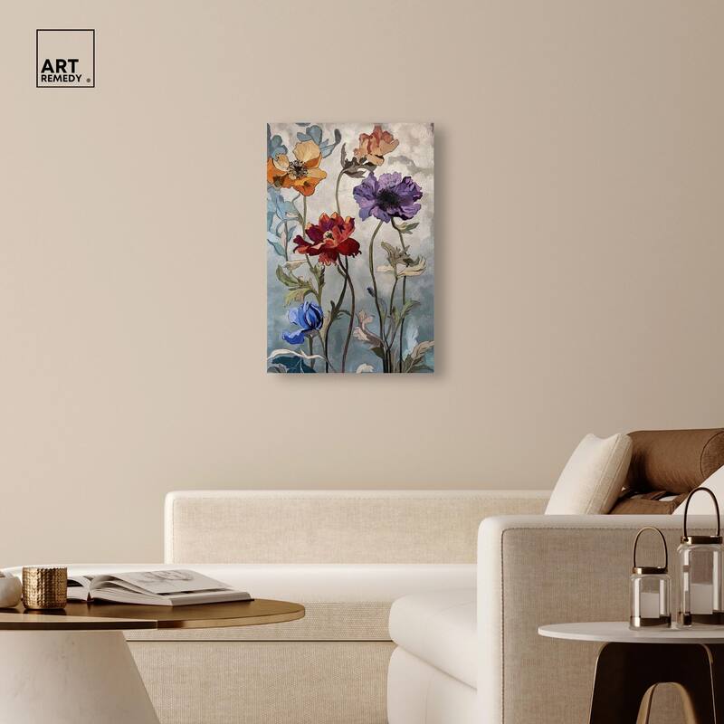 Hued Blossom I Canvas by Art Remedy, Gallery Wrapped