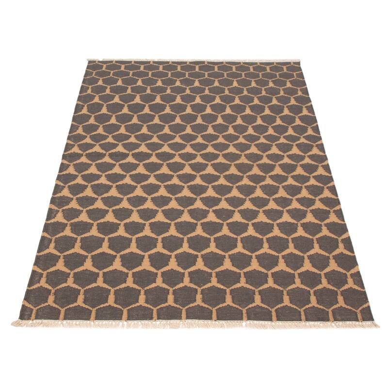 Ankara FW Grey Kilim 5'1" x 7'10" - 5'1 x 7'10