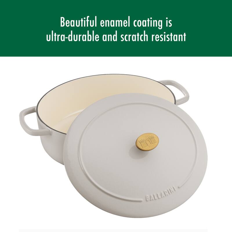 BALLARINI Bellamonte Cast Iron 4.75-qt Oval Dutch Oven - 5-qt