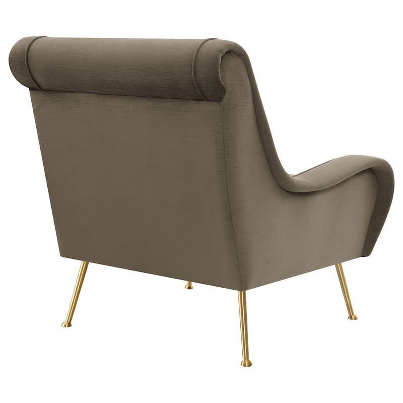 Ricci Upholstered Saddle Arm Accent Chair