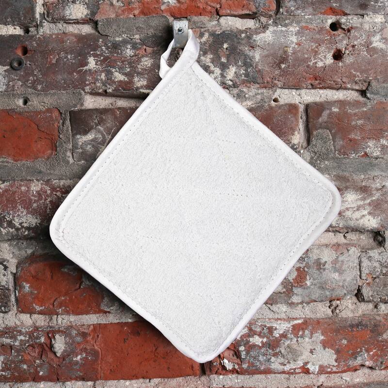 Arkwright Home 7x7 Solid Color Cotton Terry Pot Holders - Pack of 12