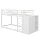 preview thumbnail 7 of 25, Twin over Twin Bunk Bed with 4 Drawers and 3 Shelves