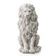 preview thumbnail 30 of 32, 20.75"H MGO Guardian Sitting Lion Statue Porch Sign Indoor Outdoor Decoration by Glitzhome