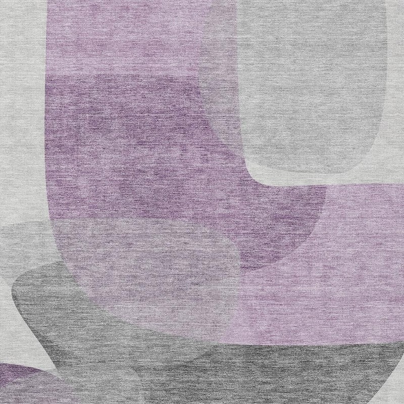 HomeRoots Abstract Transitional Rectangle Outdoor Rug