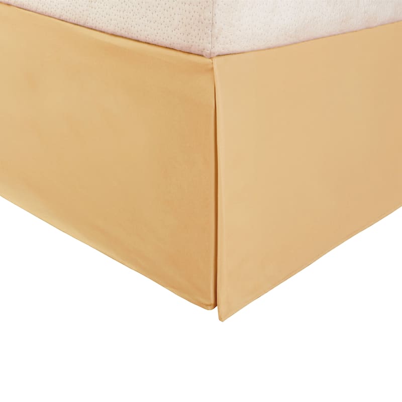 Superior Solid Microfiber Wrinkle-Resistant 15-inch Drop Bedskirt