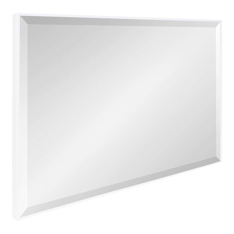 Rhodes Framed Decorative Wall Mirror - 24.75x36.75 - White