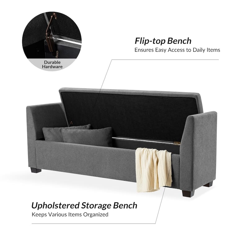 Pascual Storage Bench by HULALA HOME