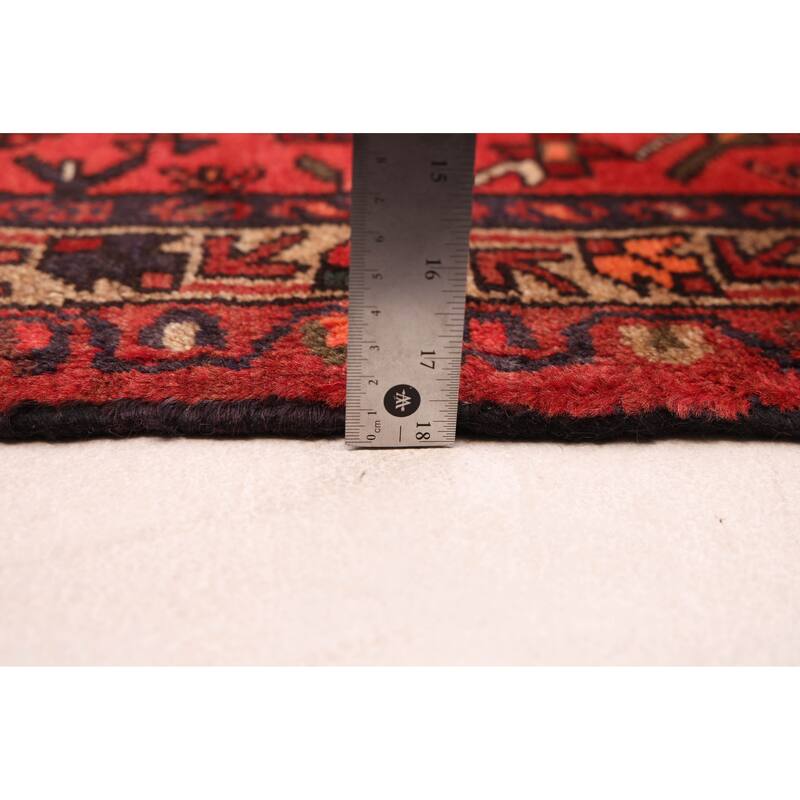 ECARPETGALLERY Hand-knotted Andelz Red Wool Rug - 3'3 x 6'0