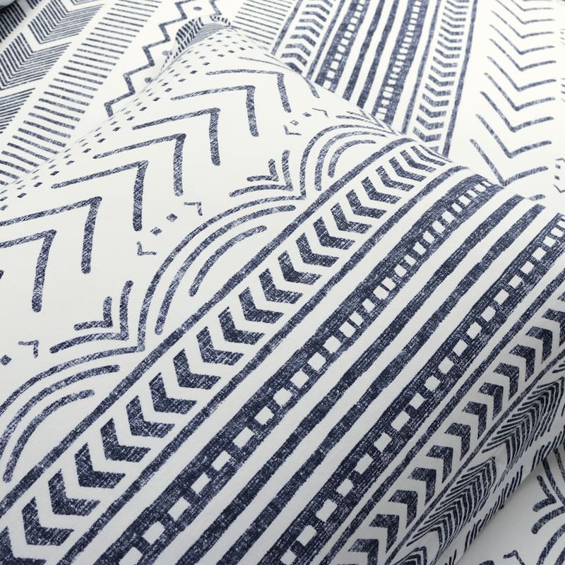 Lush Decor Hygge Geo Reversible 3 Piece Cotton Duvet Set