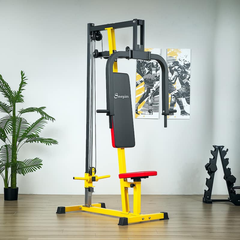 Soozier Chest Fly Machine and Chest Press Station